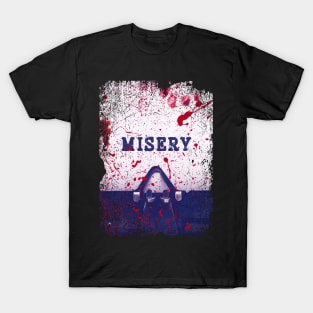 Horror and Heartache Misery Movie Tee T-Shirt